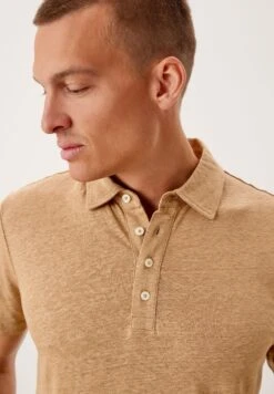 S.Oliver Poloshirt - Almond -Heren Kleding Winkel 62088fb0e2a5485f9268eb762b439495