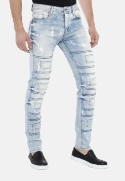 Cipo & Baxx Slim Fit Jeans - Lichtblauw