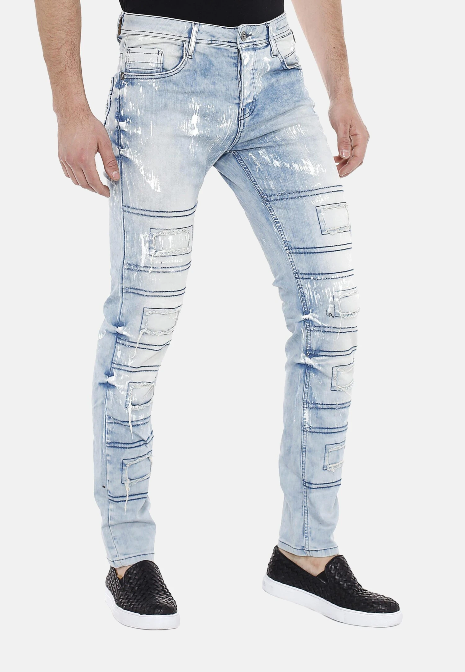 Cipo & Baxx Slim Fit Jeans - Lichtblauw 1 Cipo & Baxx Slim Fit Jeans - Lichtblauw