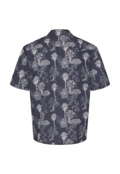 Elmer Palm - Overhemd - Navy Blue -Heren Kleding Winkel 6521abedd50a4f34b86558948e2006c3