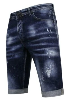Paint Splatter Stoashed- Jeansshort - Blauw -Heren Kleding Winkel 659eee3e4981442d85392d5b8d899d8f