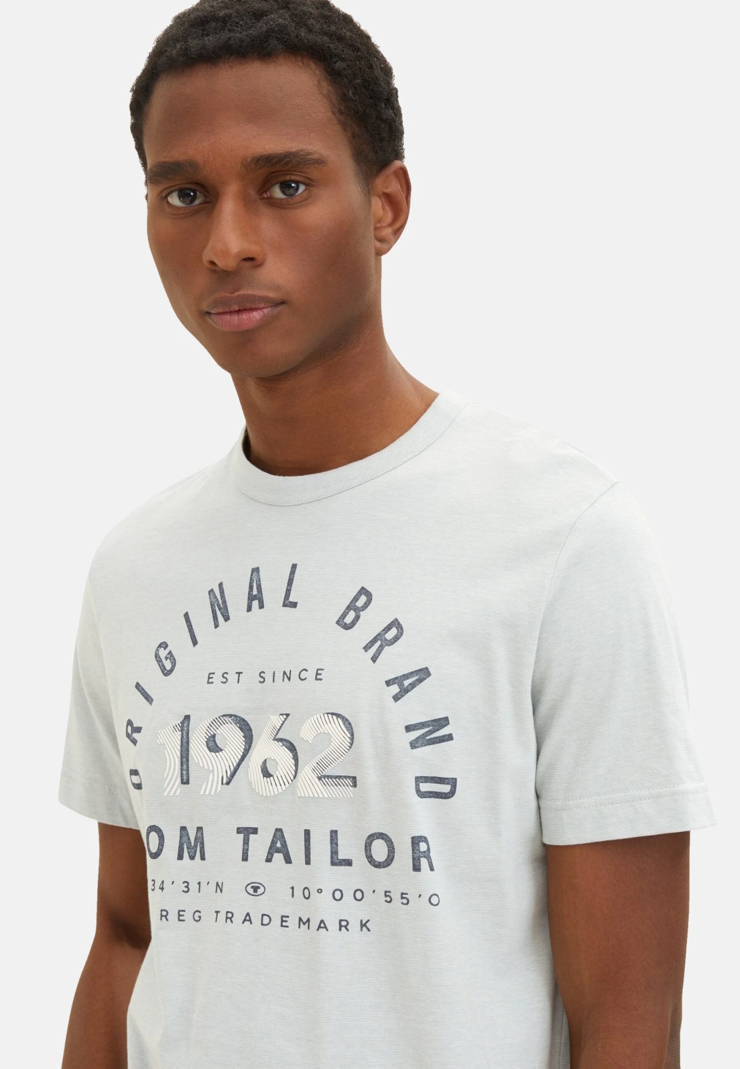 Tom Tailor T-Shirt Print - Hellblau 4 Tom Tailor T-Shirt Print - Hellblau - Afbeelding 4