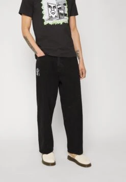 Obey Clothing Bigwig Kingpin Baggy - Relaxed Fit Jeans - Faded Black -Heren Kleding Winkel 6c705dd0a6f34fce9c688e0c62629fcc