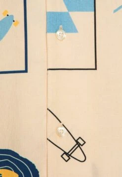 Boxed Fit Urskog Short Sleeved Gots Vegan - Overhemd - Blue -Heren Kleding Winkel 6d4b91ff340747dd83208c1f591f6004