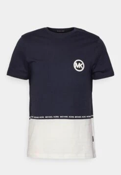 Michael Kors Block Logo Tee - T-Shirt Print - Midnight -Heren Kleding Winkel 6ff3d3ca6ea1465bbaff2637846422b5