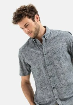 Camel Active Kurzarm- Overhemd - Night Blue -Heren Kleding Winkel 71e65c94c2ed485a9580f2ddc1fcbbe6