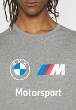 Puma Bmw Mms Ess Logo- T-Shirt Print - Medium Gray Heather -Heren Kleding Winkel 73be3277db314d26aed51b61b8e5f9bc