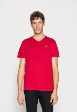 Hollister Co. 5 Pack- T-Shirt Print - White/Grey/Red/Navy Texture/Black -Heren Kleding Winkel 76281a5702824995bf023567911c65a0