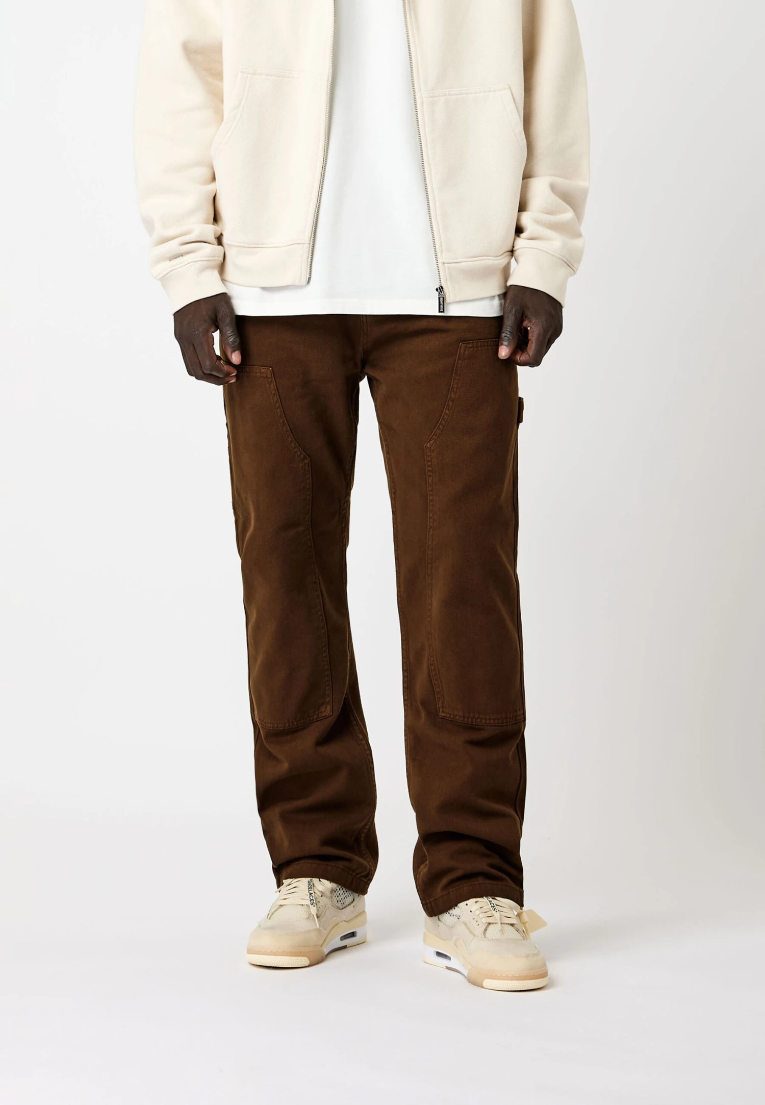 Carpenter- Relaxed Fit Jeans - Brown 1 Carpenter- Relaxed Fit Jeans - Brown