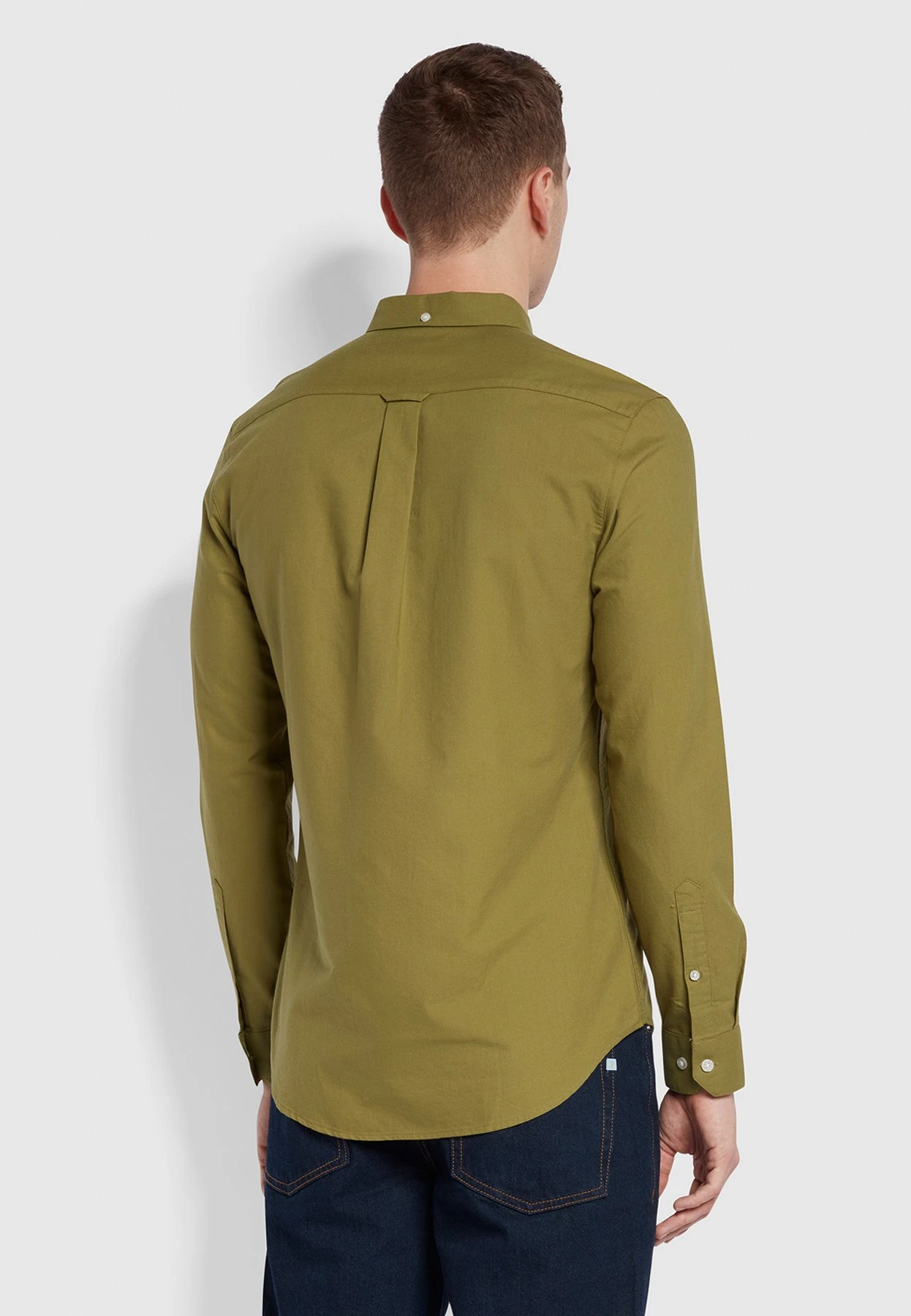 Farah Brewer Ls Bd - Overhemd - Moss Green 3 Farah Brewer Ls Bd - Overhemd - Moss Green - Afbeelding 3