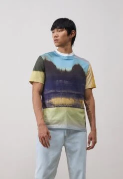 PAUL SMITH Geometric - T-Shirt Print - Multi-Coloured