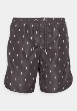 Neil Barrett Slim Long Bolts Swim Shorts - Zwemshorts - Black/White -Heren Kleding Winkel 7dd17386c0f549f1bfb5fd9e528f73db
