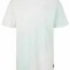 TOM TAILOR Denim T-Shirt Print - Aqua White Big Batik