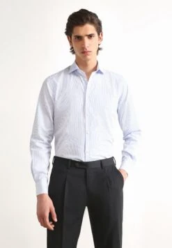 Scalpers Fancy- Overhemd - Blue Stripes