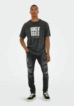 Only & Sons Straight Leg Jeans - Black Denim -Heren Kleding Winkel 8431976abc654b218dd230b616c2fbf9