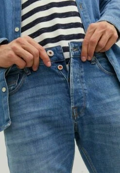 Jack & Jones Mike Wood Jos 381 - Straight Leg Jeans - Blue Denim -Heren Kleding Winkel 84bf3d63d59847b1a50de8dba526c4bc
