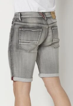 Koroshi Regular Fit- Jeansshort - Denim Gris Grey Denim -Heren Kleding Winkel 85416d6466c64cba929ae2a0e968ce1d