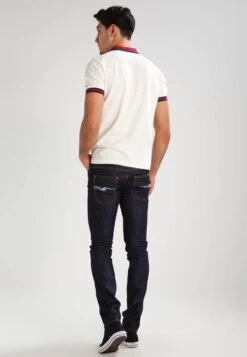 Nudie Jeans Thin Finn - Slim Fit Jeans - Org. Dry Ecru Embo -Heren Kleding Winkel 880150b8c3eb4d949dcc90e08925ae43