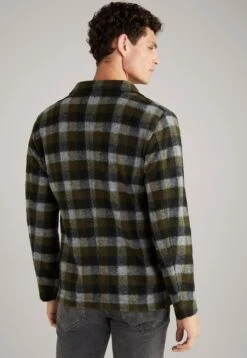 Joop Jeans Haiko - Overhemd - Grün Grau Kariert -Heren Kleding Winkel 890e0647c70f4746aeb93511cdf4da1b