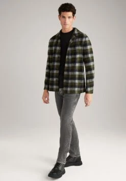 Joop Jeans Haiko - Overhemd - Grün Grau Kariert -Heren Kleding Winkel 8ca563c04c214544a7c519b8ba16c32e