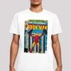 F4NT4STIC Marvel Iron Man Cover - T-Shirt Print - White