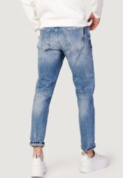 Antony Morato Argon Slim Ankle Lenght - Fa750371 - Slim Fit Jeans - Blue Denim -Heren Kleding Winkel 9104fcf8a4fa4a70a2ea2ff00696ee09