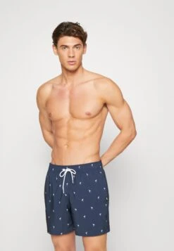 Hollister Co. Elevated Convo Guard - Zwemshorts - Navy Elevated Conversational