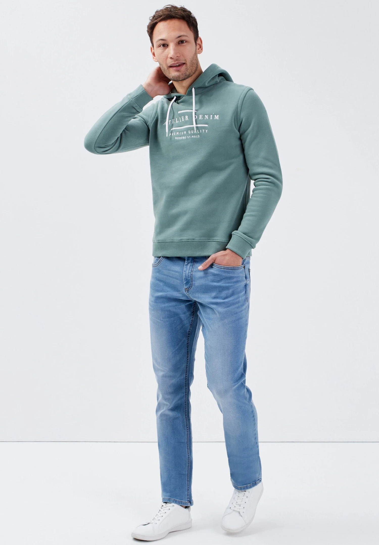 Straight Leg Jeans - Denim Used 2 Straight Leg Jeans - Denim Used - Afbeelding 2