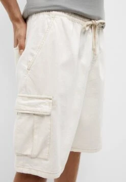 PULL & BEAR Waistband - Jeansshort - Beige -Heren Kleding Winkel 96d31ed4d77843ad8467427f86e2d815