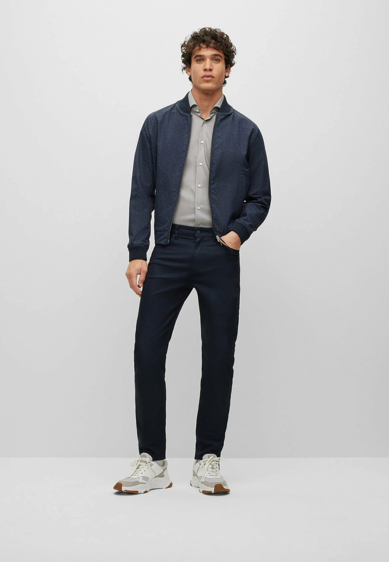 Boss P-Hank-Spread - Overhemd - Silver One 2 Boss P-Hank-Spread - Overhemd - Silver One - Afbeelding 2