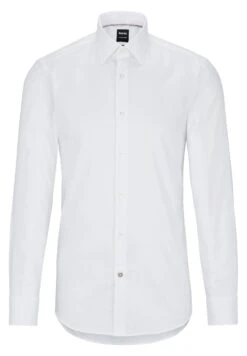 Boss Hank - Zakelijk Overhemd - White -Heren Kleding Winkel 9826f0241429491faf0a4ccb479500e3
