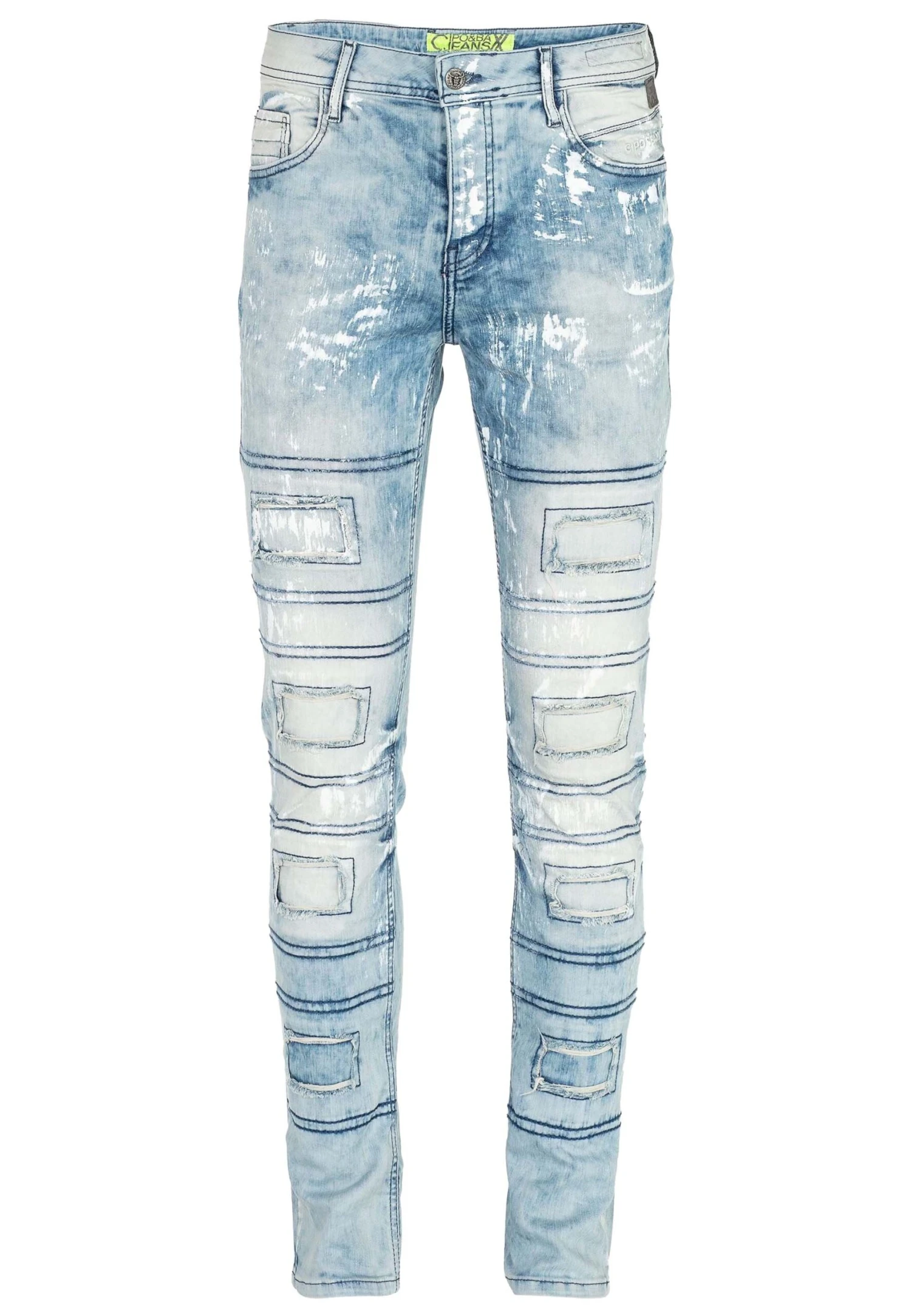 Cipo & Baxx Slim Fit Jeans - Lichtblauw 2 Cipo & Baxx Slim Fit Jeans - Lichtblauw - Afbeelding 2