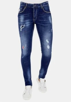 Studs - Slim Fit Jeans - Blauw