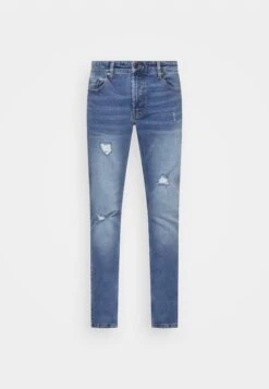 Denim Project Mr. Red Destroy - Slim Fit Jeans - Blue Denim 10 Denim Project Mr. Red Destroy - Slim Fit Jeans - Blue Denim -Heren Kleding Winkel a122ceabafcd4e659267717f30a00642