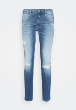 Replay Anbass - Slim Fit Jeans - Blue Denim -Heren Kleding Winkel a6e535c5c9be49f9b1b3245745aa2512