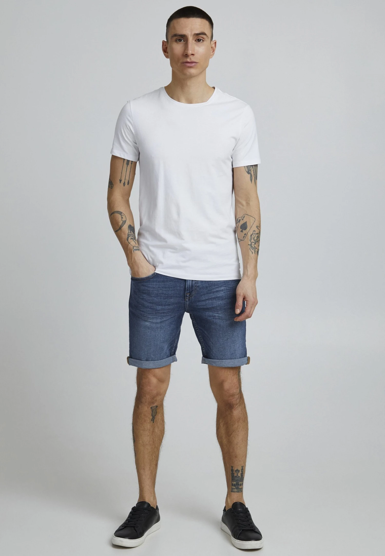 Jeansshort - Denim Middle Blue 2 Jeansshort - Denim Middle Blue - Afbeelding 2
