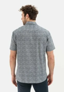 Camel Active Kurzarm- Overhemd - Night Blue -Heren Kleding Winkel a7f5b470fae14f0481c03c3fc77b93c4