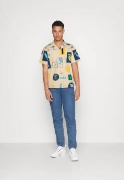 Boxed Fit Urskog Short Sleeved Gots Vegan - Overhemd - Blue -Heren Kleding Winkel ab3511f38b4041f5933fb8f19958bac1