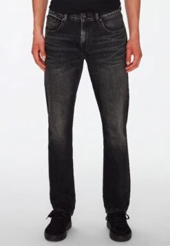 7 For All Mankind Straight Leg Jeans - Black