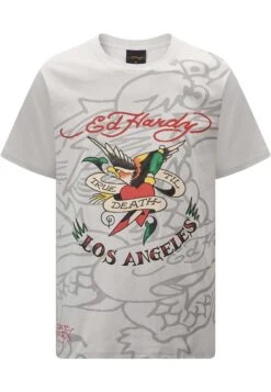 Ed Hardy True-Till-La - T-Shirt Print - Grey -Heren Kleding Winkel aecc489cbb8c4cf98a83bd71088aa9b0