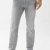 BRAX Cadiz- Straight Leg Jeans - Silver Sea Used