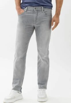 BRAX Cadiz- Straight Leg Jeans - Silver Sea Used