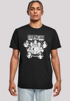 F4NT4STIC Scooby Doo - T-Shirt Print - Black