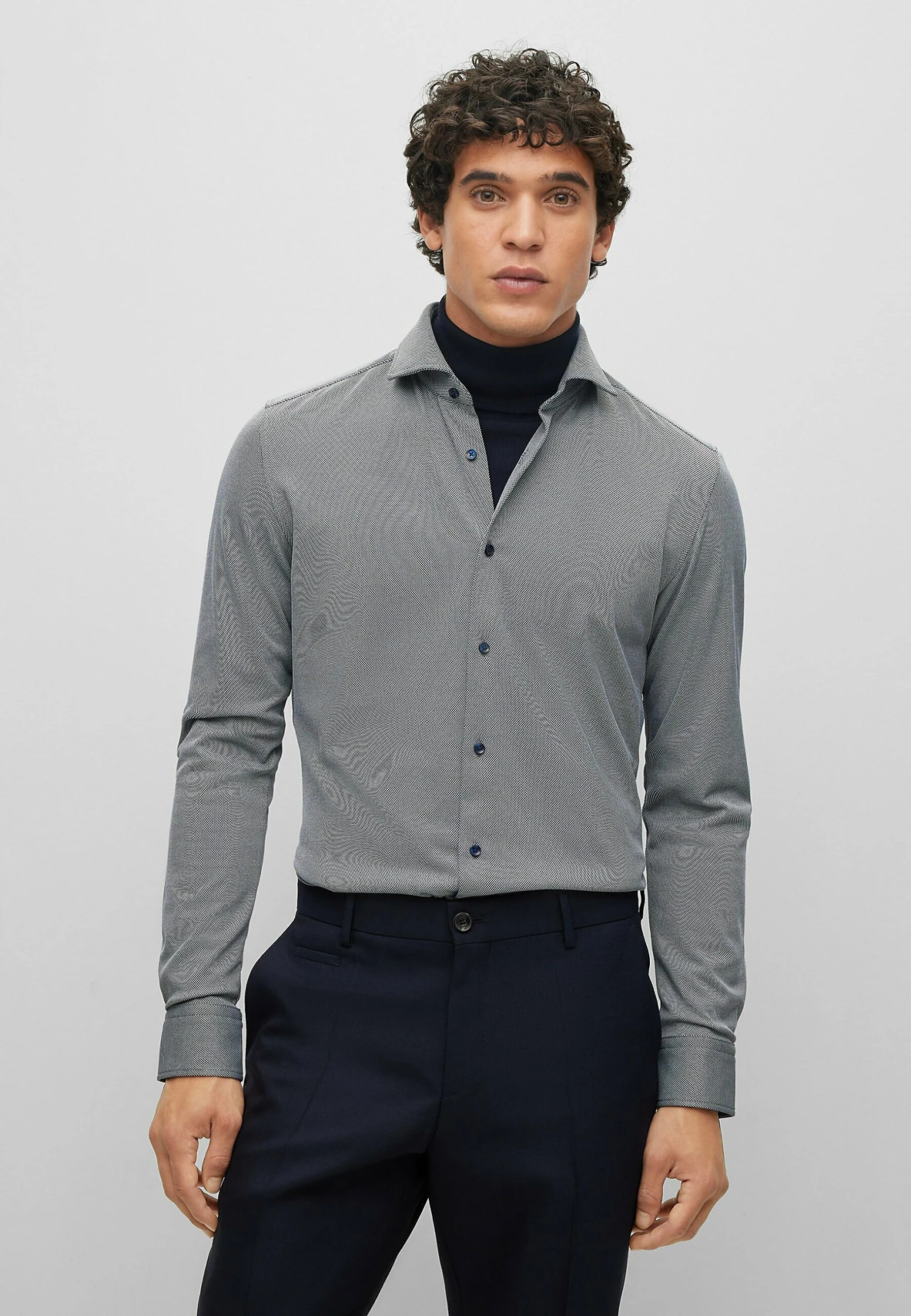 Boss P-Hank-Spread - Overhemd - Dark Blue Eleven 1 Boss P-Hank-Spread - Overhemd - Dark Blue Eleven