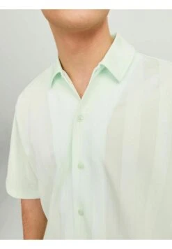 JACK&JONES Premium Kurzarm - Overhemd - Clearly Aqua -Heren Kleding Winkel b1b2693798e145a2b0e0712c13b44a13