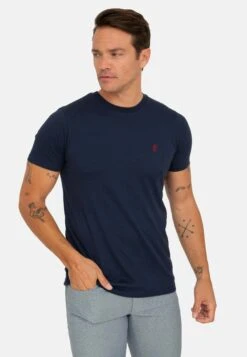 T-Shirt Basic - Navy -Heren Kleding Winkel b2ca20badb7b4e5cb8bce8c9fb2af332