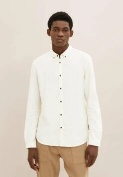 TOM TAILOR Denim Mit Struktur - Overhemd - Soft Light Beige