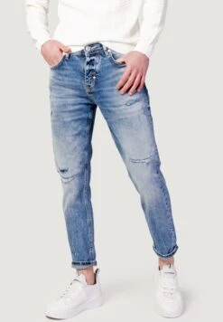 Antony Morato Argon Slim Ankle Lenght - Fa750371 - Slim Fit Jeans - Blue Denim