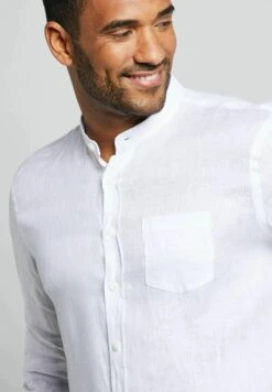 Bugatti Modern Fit - Overhemd - Weiß -Heren Kleding Winkel ba9742e37a224b59aa929b642b394d2d