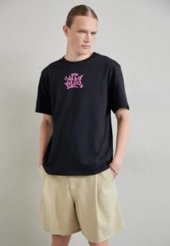 GCDS Graffiti - T-Shirt Print - Black